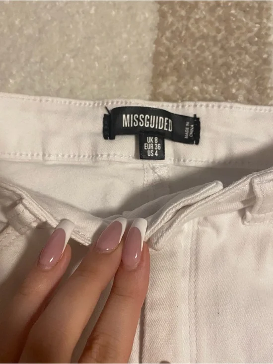 Missguided White Denim Skirt - Picture 2 of 3